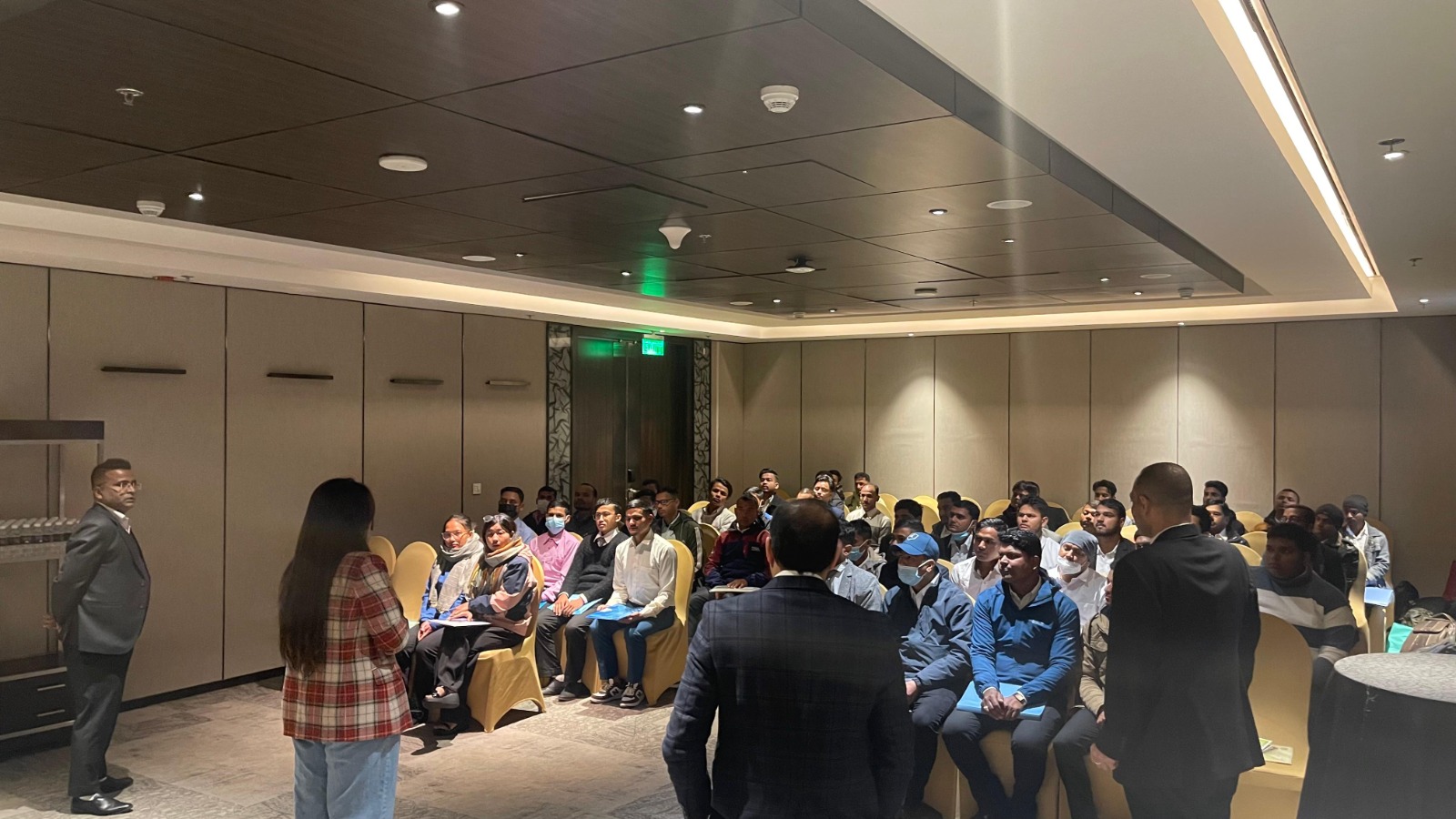 Candidate interview session