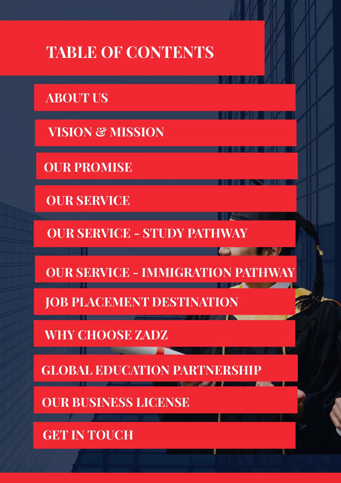 ZADZ International immigration consultancy profile, page 2 of 15
