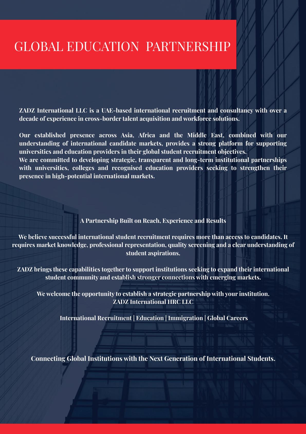 ZADZ International immigration consultancy profile, page 13 of 15