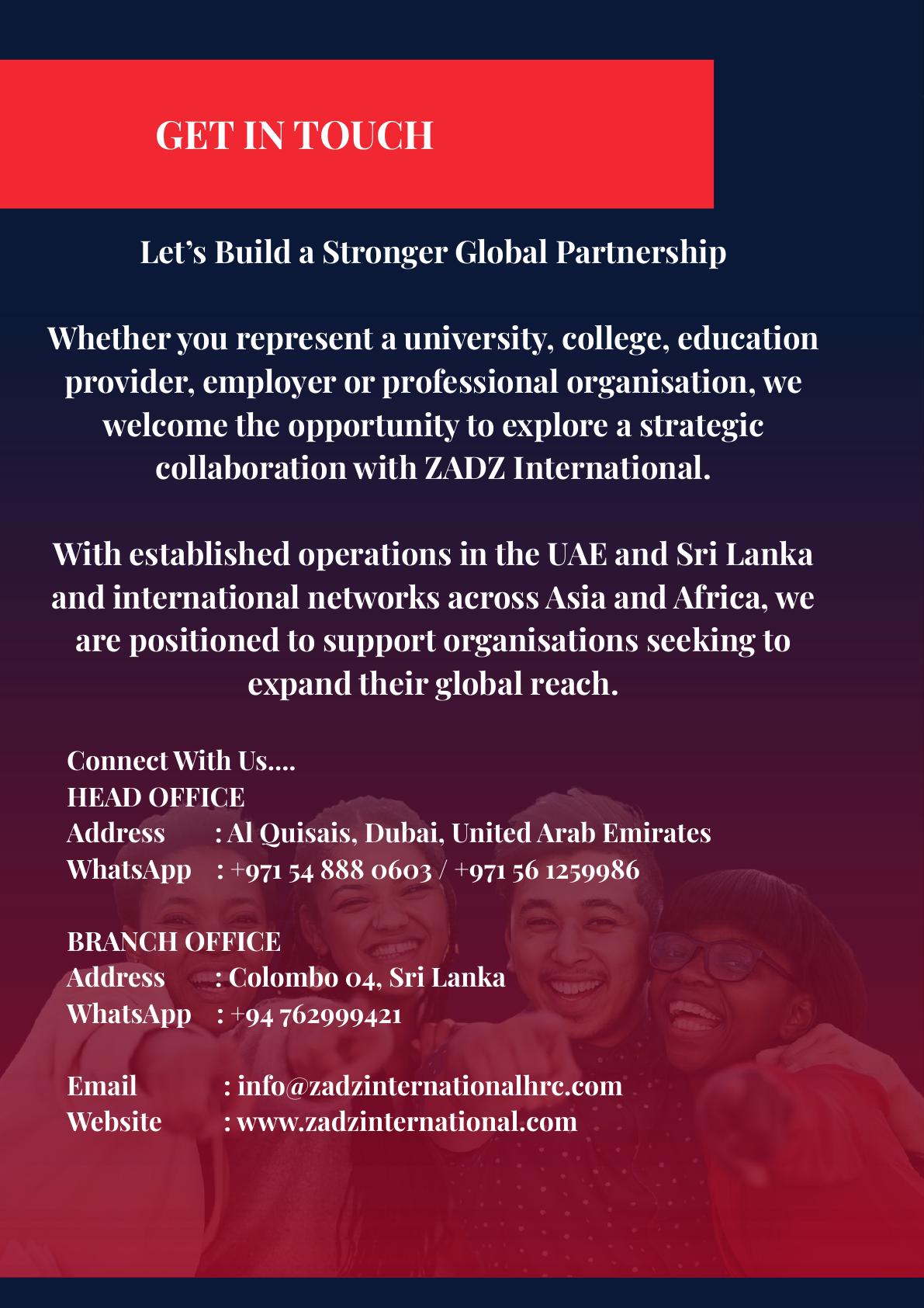 ZADZ International immigration consultancy profile, page 15 of 15